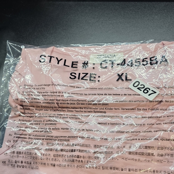 Zenana Blush Pink Sleeveless Cotton Bodysuit Sizes S,M,L,XL New In Poly Bag - Picture 8 of 8